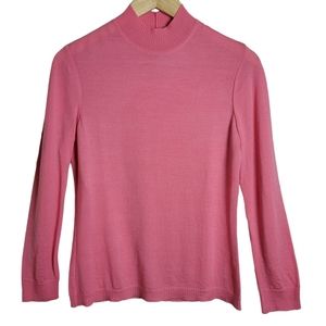 Stizzoli 100% Wool Mock Turtleneck Sweater Melon IT Size 44 US Size 8 Medium